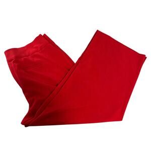 Lane Bryant The Allie Wide Leg Trouser Pants 22R Red Office Career Wear